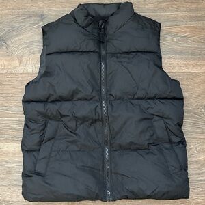 Old Navy Black Quilted Puffer Vest